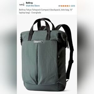 Bellroy Tokyo Compact Laptop Tote Backpack 13"